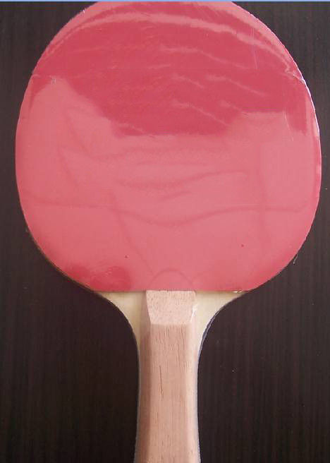 De concave Handvat Gepersonaliseerde Rode Kleur van de Pingpongpeddel voor Pingpong