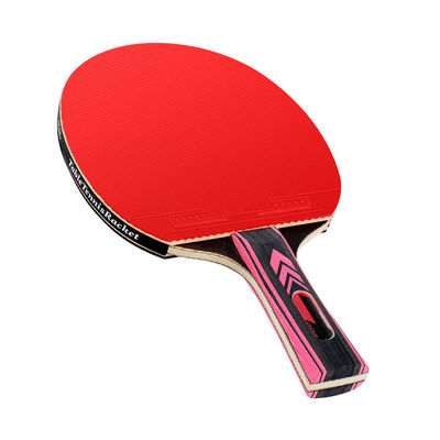 Dubbel omgekeerde rubber en koolstofvezel rackets voor tafeltennis ongeëvenaarde prestaties gegarandeerd