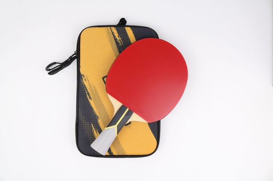 5 pleten natuurlijke houten tafeltennisrackets met dubbel omgekeerd rubber en puur houten peddel voor professionele wedstrijden