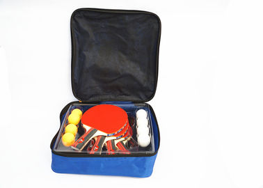 Carry Bag Packing Table Tennis plaatste 4 Knuppels 8 ABS Ballen met Rubber Duurzaam Kleurenhandvat
